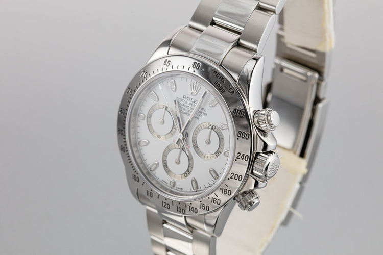 2011 Rolex Daytona 116520 White Dial with Box and Papers