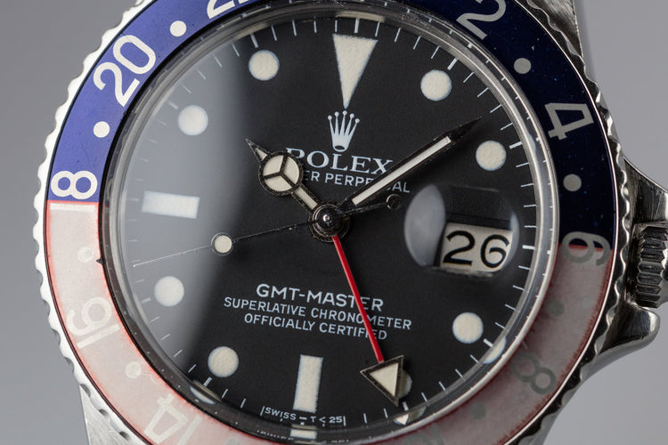 1981 Rolex GMT-Master 16750 "Pepsi"