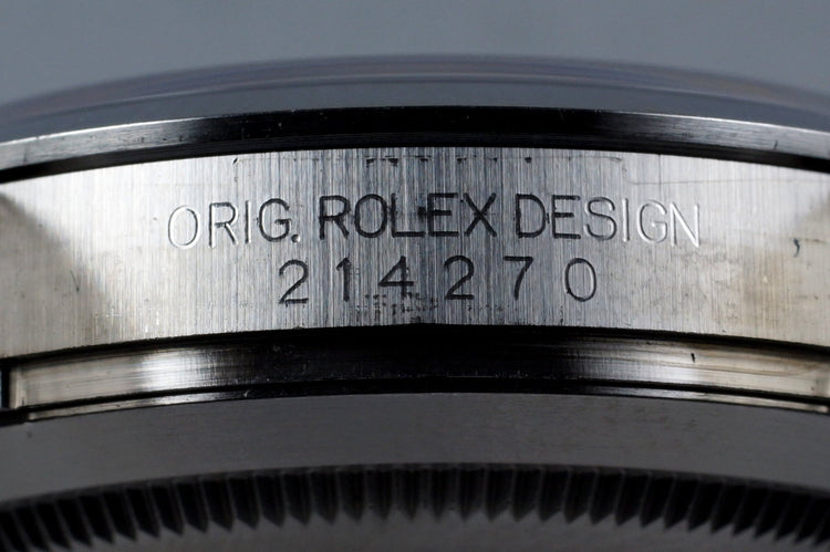 2014 Rolex Explorer 214270