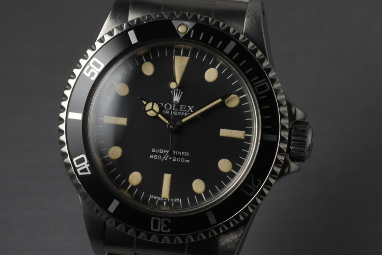 1979 Rolex Submariner 5513 Mark 3 Maxi Dial