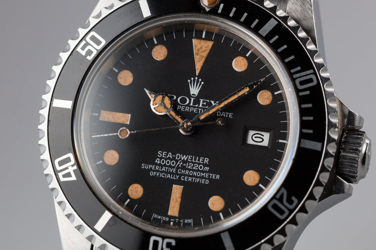 1980 Rolex Sea-Dweller 16660 Matte Dial with Box and Papers