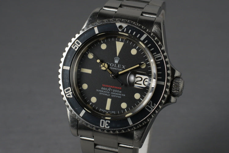 1970 Rolex Red Submariner 1680 Mark IV