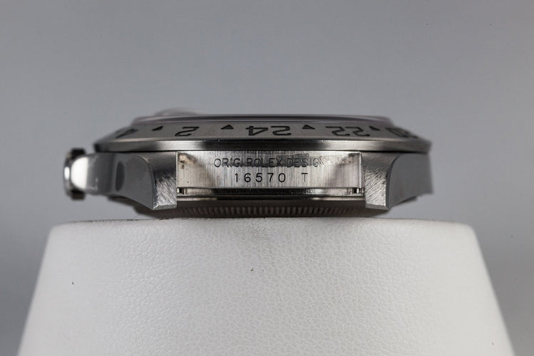 2005 Rolex Explorer II 16570 Black Dial