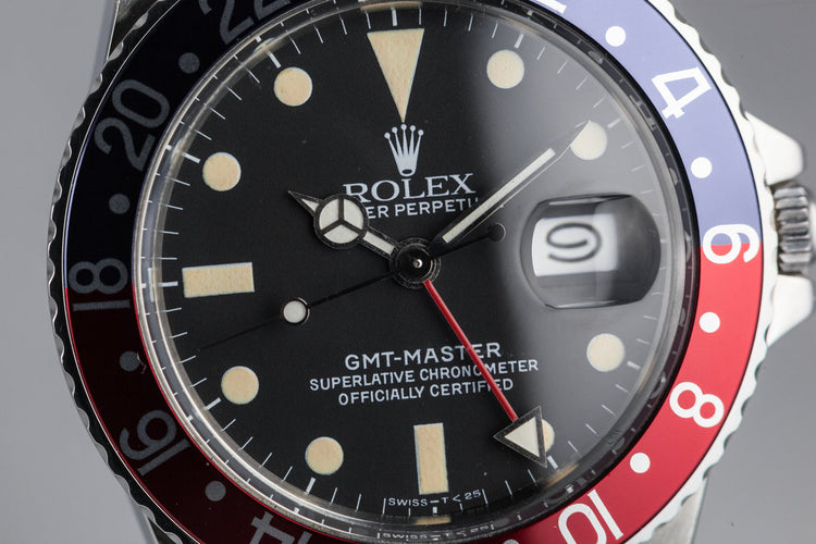 1983 Rolex GMT-Master 16750 Matte Dial with Rolex Service Papers