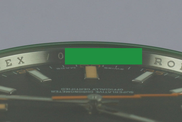 2009 Rolex Milgauss Green 116400V with Box and Papers MINT with Stickers