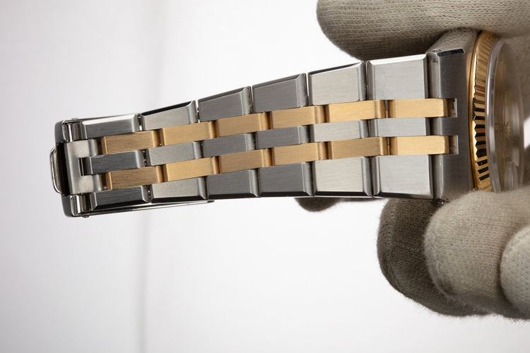 1987 Rolex Two-Tone OysterQuartz 17013B Champagne Dial