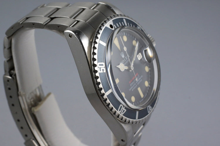 1969 Rolex Red Submariner 1680 Mark II Meters First