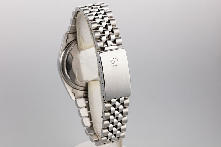 1978 Rolex DateJust 1601 Silver Sigma Dial with Service Papers