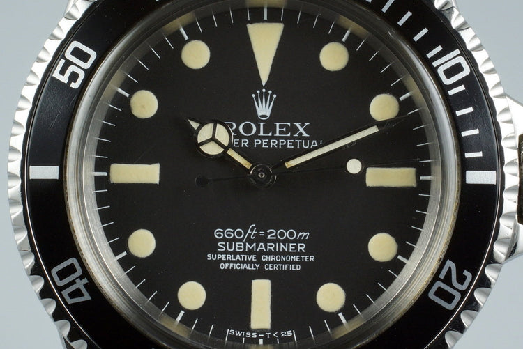 1978 Rolex Submariner 5512 with Mark 1 Maxi Dial