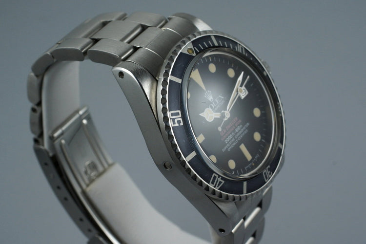 1978 Rolex Double Red Sea Dweller Mark 4 Dial 1665