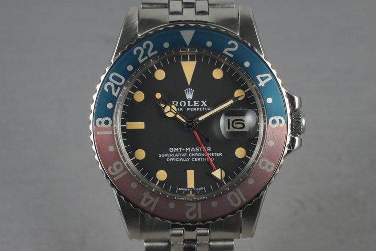 1972 Rolex GMT 1675 with Racing Strip Box