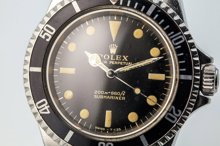 1965 Rolex Submariner 5513 Glossy Gilt Dial