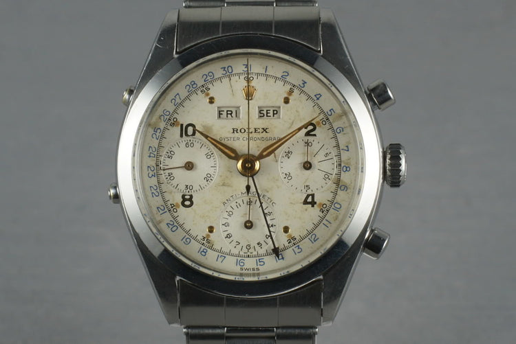 1960 Rolex Steel Datocompax Triple-Date Chrono “Jean-Claude Killy” 6236