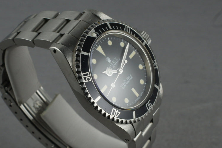 1968 Rolex Submariner 5513 with Box and Papers