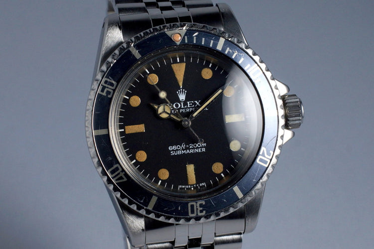 1977 Rolex Submariner 5513 Mark I Maxi Dial