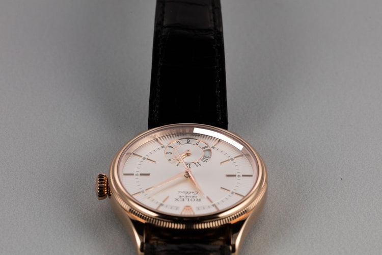2015 Rolex 18K Rose Gold Cellini 50525 with Box and Papers