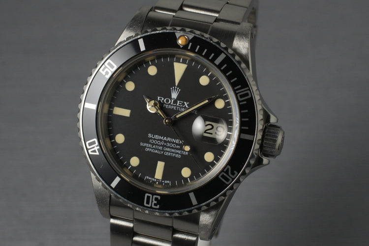 1981 Rolex Submariner 16800