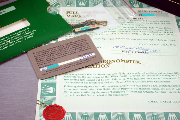 1984 Rolex Submariner 16800 with Box and Papers