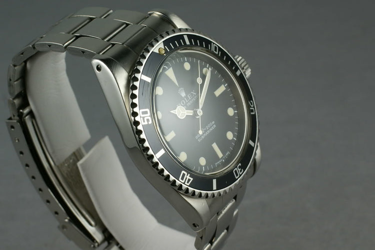 Rolex Submariner Dial Ref: 5513 with box and papers and service paper