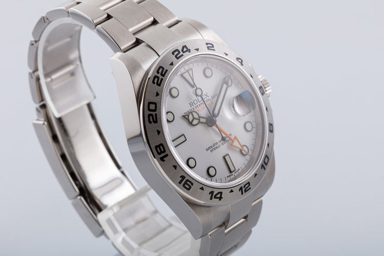 2020 Rolex Explorer II 216570 with Box & Card