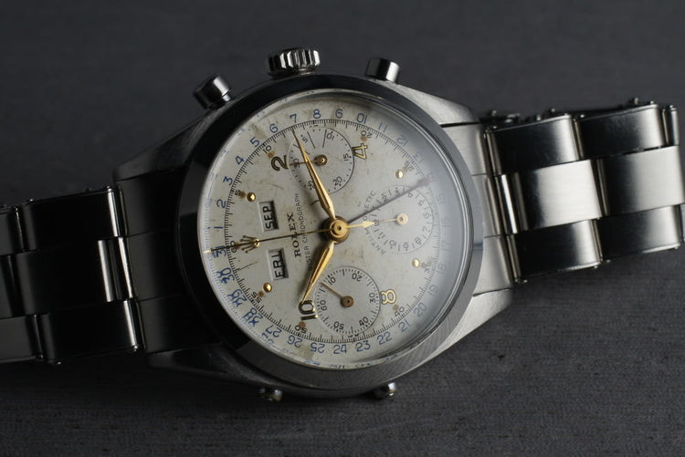 1960 Rolex Steel Datocompax Triple-Date Chrono “Jean-Claude Killy” 6236