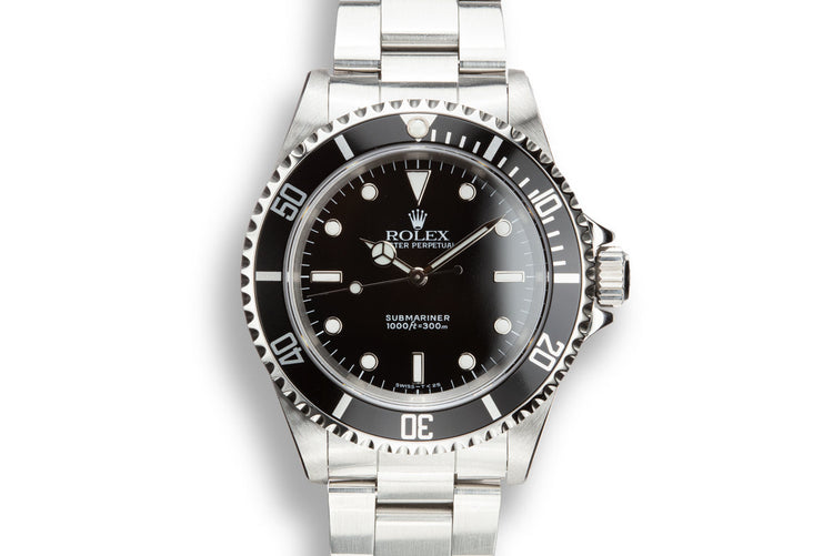 1990 Rolex Submariner 14060 with Service Papers