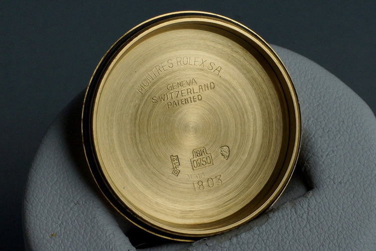 1973 Rolex YG Day-Date 1803 with Champagne Dial
