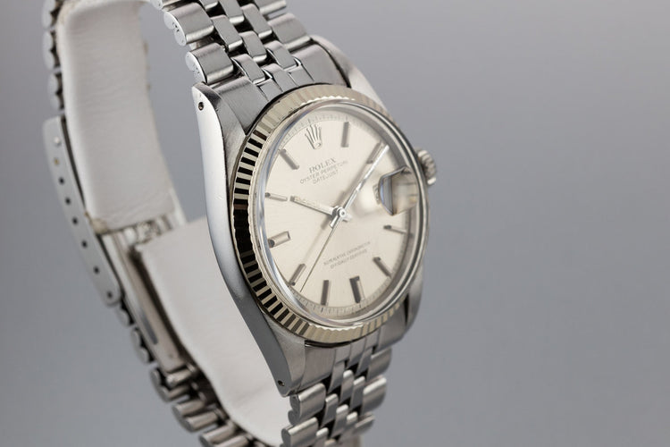1968 Rolex DateJust 1601 with No Lume Silver Dial