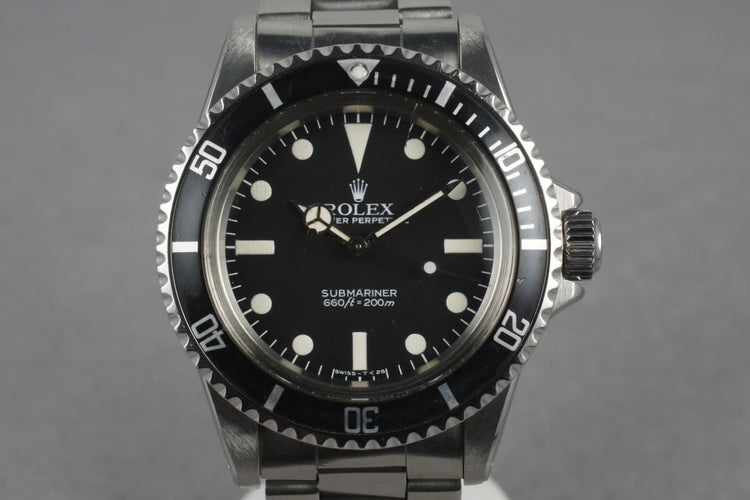 1984 Rolex Submariner 5513 with Maxi Mark V Dial