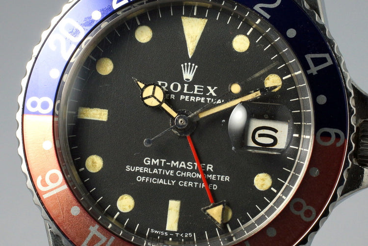 1970 Rolex GMT 1675 Mark I Dial