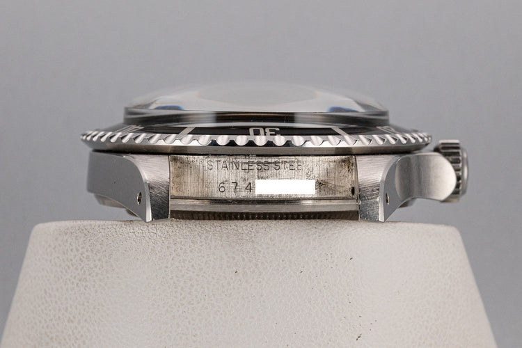 1981 Rolex Submariner 5513 MK III Maxi Dial with Box and Booklets