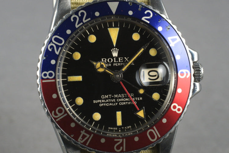 1964 Rolex GMT 1675 Gilt Dial