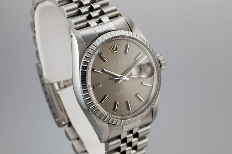 1979 Rolex DateJust 16030 Grey Dial