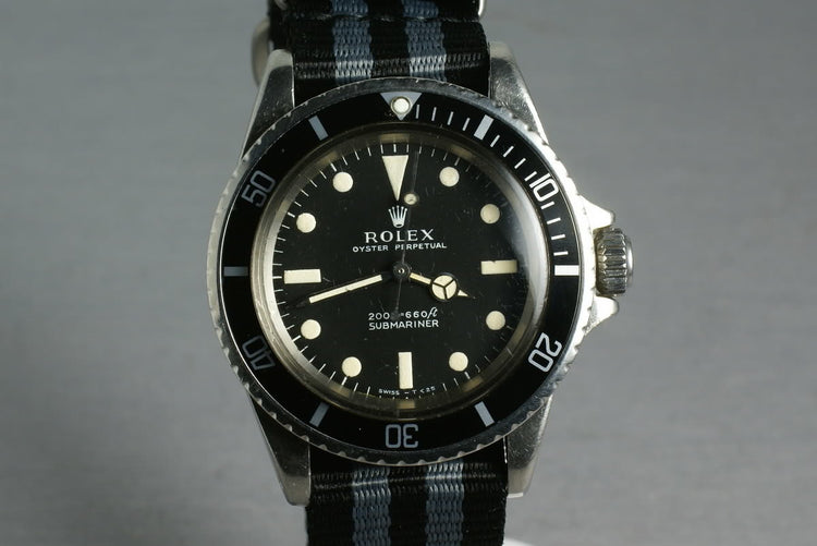 Rolex Submariner 5513 meters first