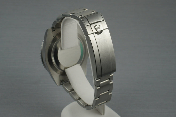 2013 Rolex Green Submariner 116610V with Box and Papers