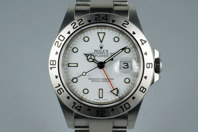 2009 Rolex Explorer II 16570T with Box and Papers with 3186 Movement
