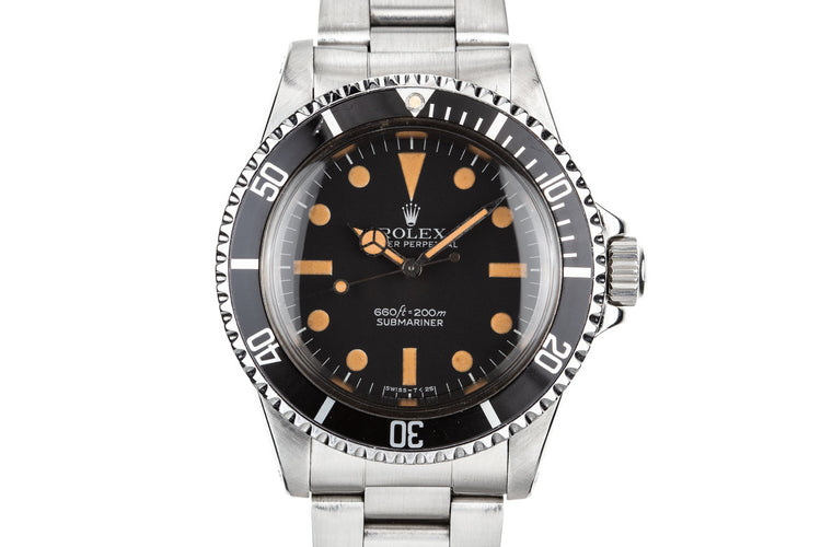 1979 Rolex Submariner 5513 with MK I Maxi Dial