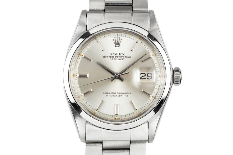 1969 Rolex DateJust 1600 Silver Dial