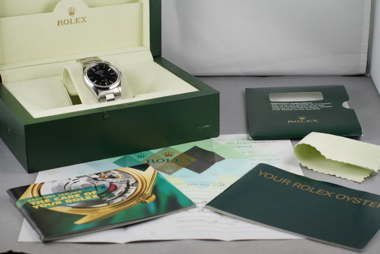2001 Rolex Air King 14000M with Box and Papers