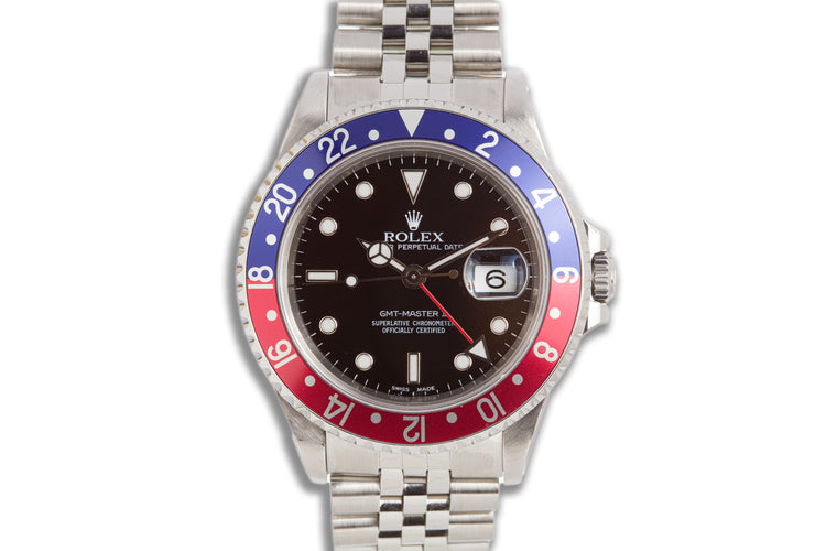 1997 Rolex GMT Master II Pepsi 16710 with Jubilee Bracelet