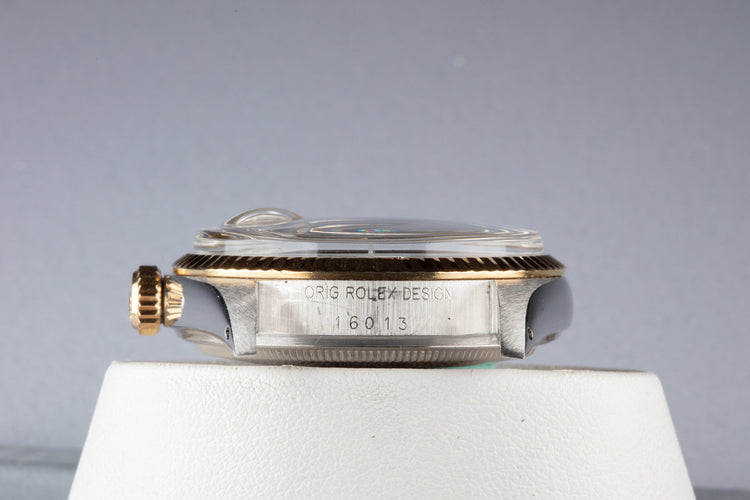 1984 Vintage Rolex Two-Tone DateJust 16013 With Gold "Tiffany & Co." Dial