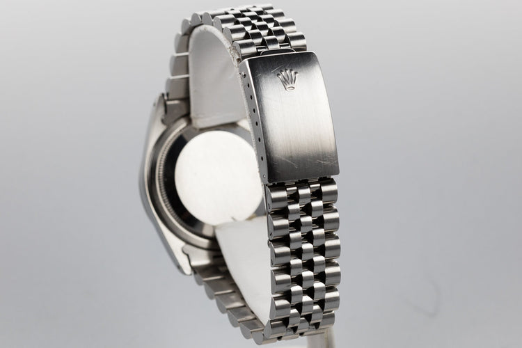 1990 Rolex DateJust 16234G with "Spidering" Blue Vignette Diamond Dial