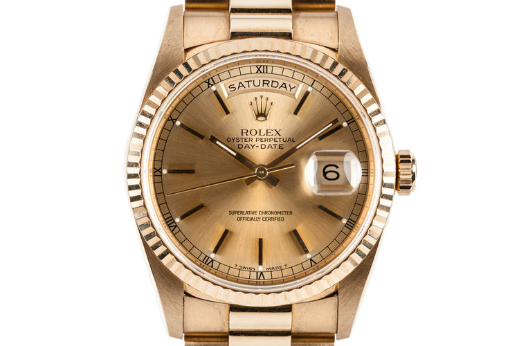 1993 Rolex 18K Day-Date 18238