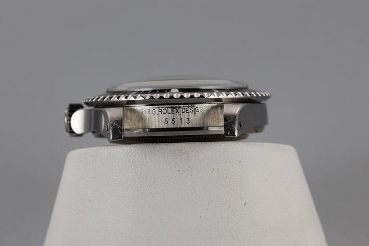 1985 Rolex Submariner 5513 with Spider Dial with Box and Papers