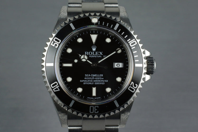 2003 Rolex Sea Dweller 16600