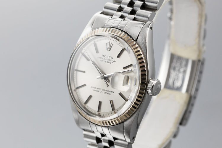 1978 Rolex DateJust 1601 with Silver Sigma Dial