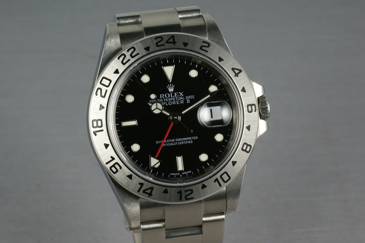 Rolex Explorer II 16570 with Box and Papers