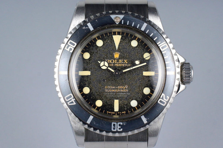 1966 Rolex Submariner 5512 Tropical Gilt 4 Line Dial