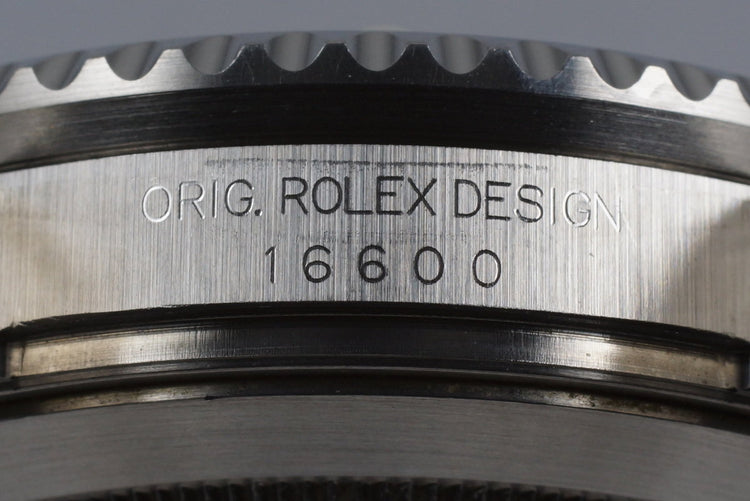 1999 Rolex Sea Dweller 16600 with Box and Papers