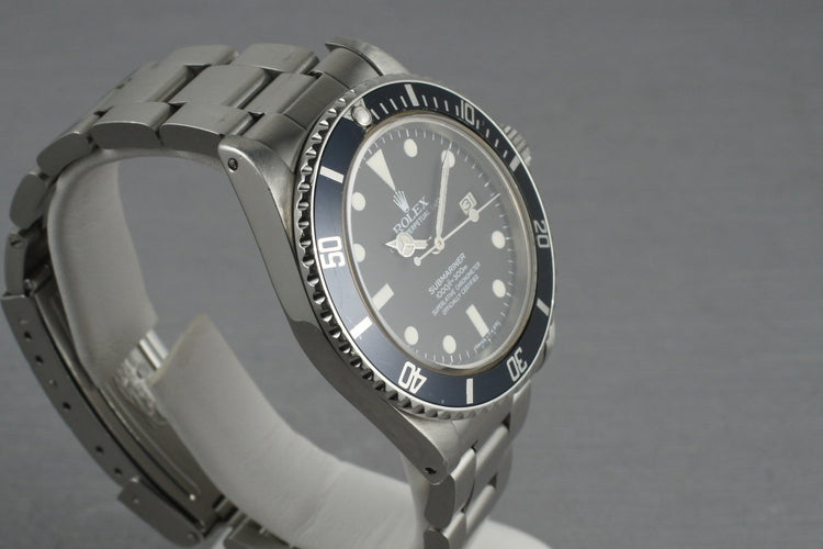 1982 Rolex Submariner 16800 Matte Dial